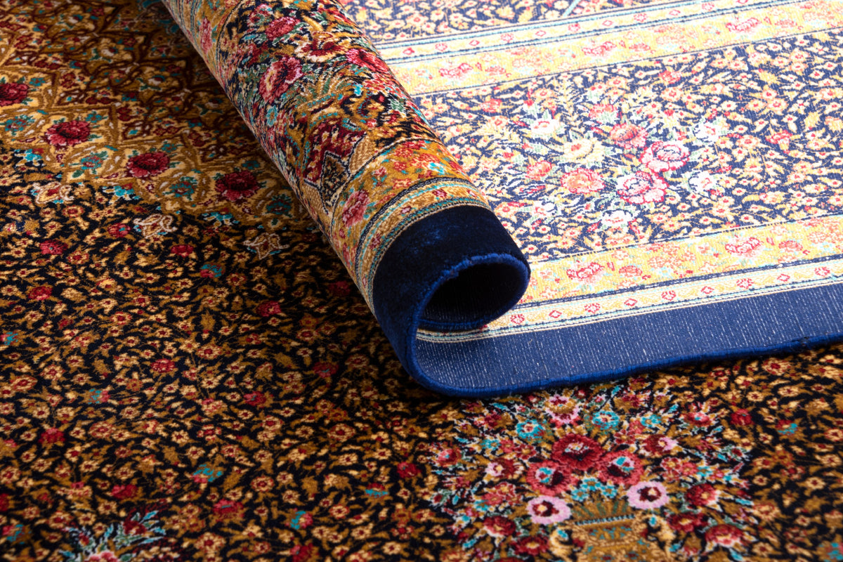 Rechteck Teppich Ghom Design in Braun von Hadorn™ - Lifestyle Image