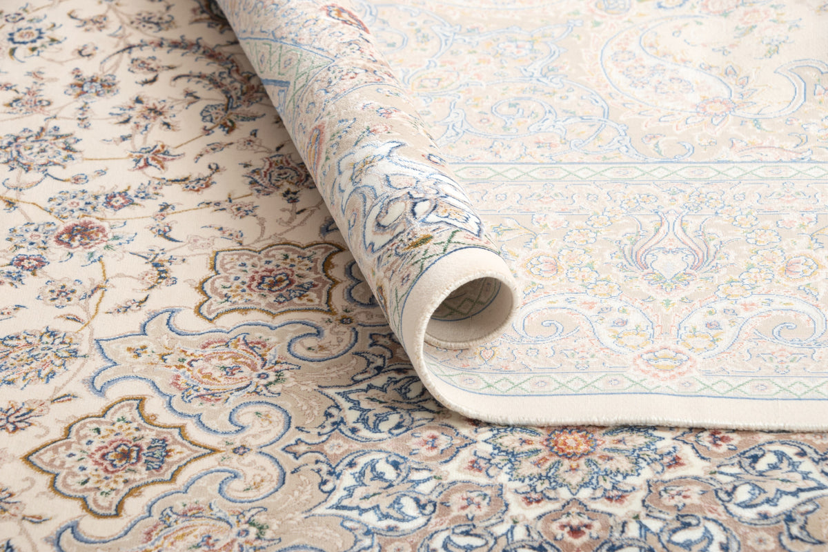 Rechteck Teppich Ghom Design in Hellbraun von Hadorn™ - Lifestyle Image