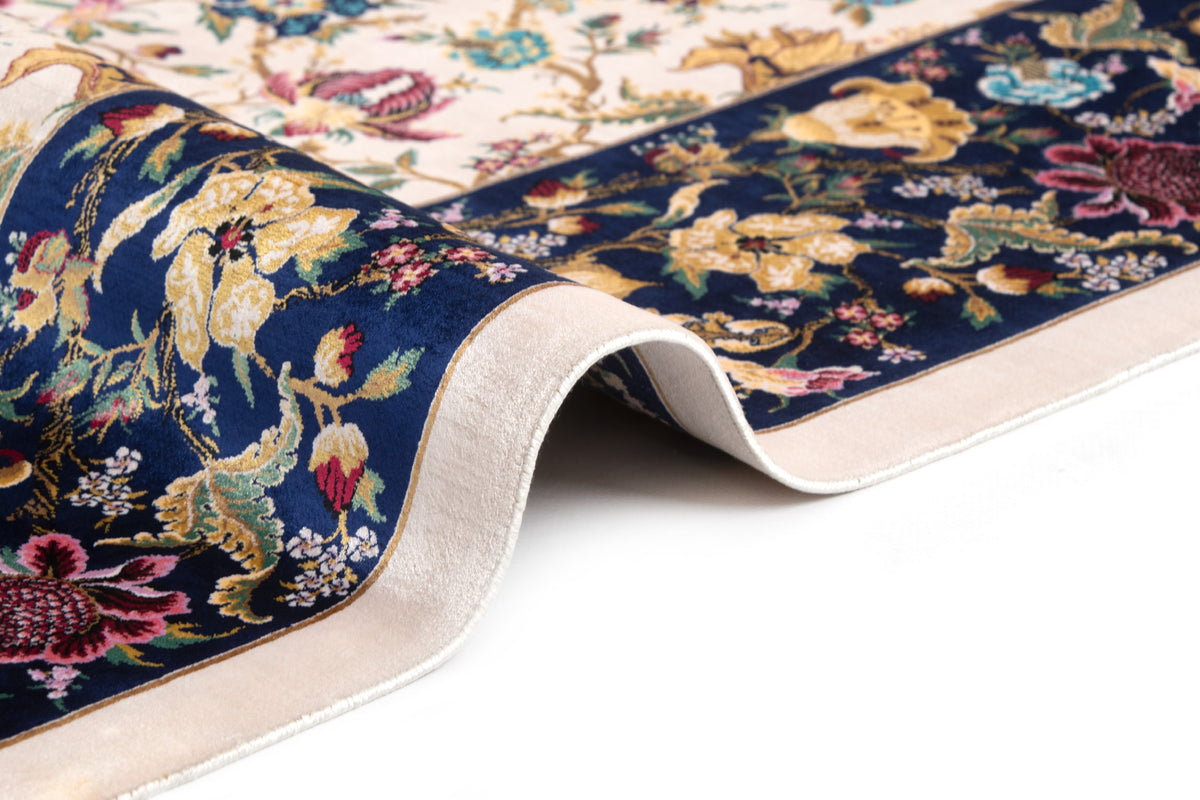 Rechteck Teppich Ghom Design in Beige von Hadorn™ - Lifestyle Image